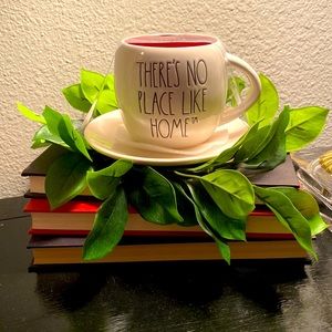 Rae Dunn there’s no place like home cup and saucer.